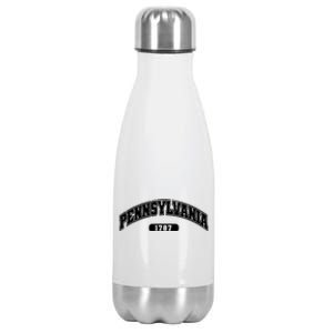 Pennsylvania Collegiate Style 1787 Stainless Steel Insulated Water Bottle