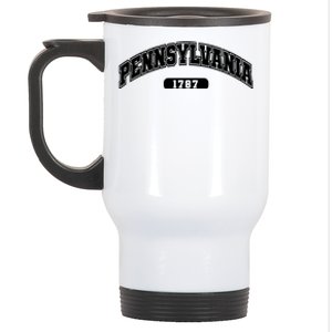 Pennsylvania Collegiate Style 1787 Stainless Steel Travel Mug