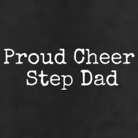 Proud Cheer Step Dad Gift Adult Drive Performance Visor