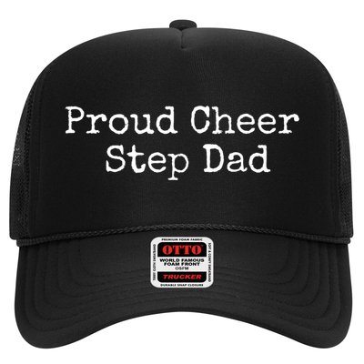 Proud Cheer Step Dad Gift Trucker Hat