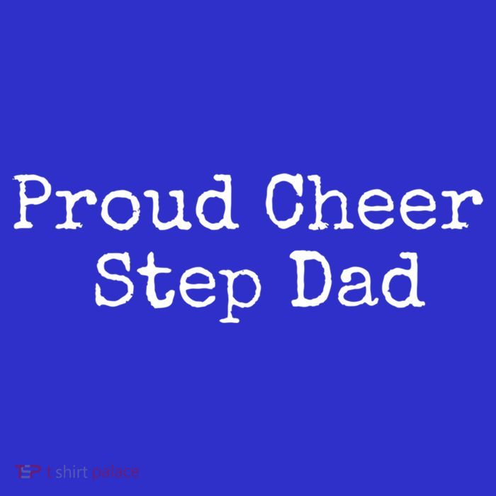 Proud Cheer Step Dad Gift Premium T-Shirt