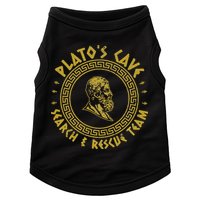 Platos Cave Search And Rescue Teams Funny Philosophy Doggie Tank