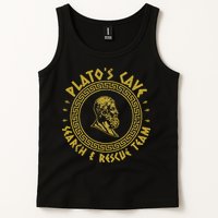 Platos Cave Search And Rescue Teams Funny Philosophy Tank Top