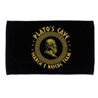 Platos Cave Search And Rescue Teams Funny Philosophy Microfiber Hand Towel