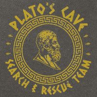 Platos Cave Search And Rescue Teams Funny Philosophy Cotton Canvas Backpack