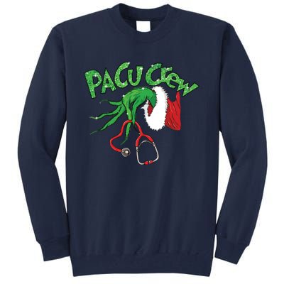 Pacu Crew Stethoscope Christmas Xmas Nurse Nursing Pajamas Tall Sweatshirt