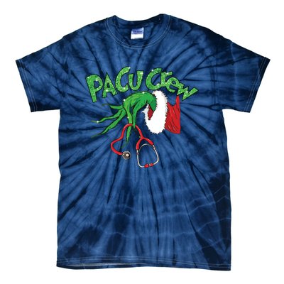 Pacu Crew Stethoscope Christmas Xmas Nurse Nursing Pajamas Tie-Dye T-Shirt