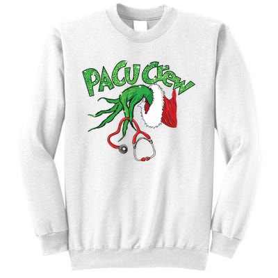 Pacu Crew Stethoscope Christmas Xmas Nurse Nursing Pajamas Sweatshirt