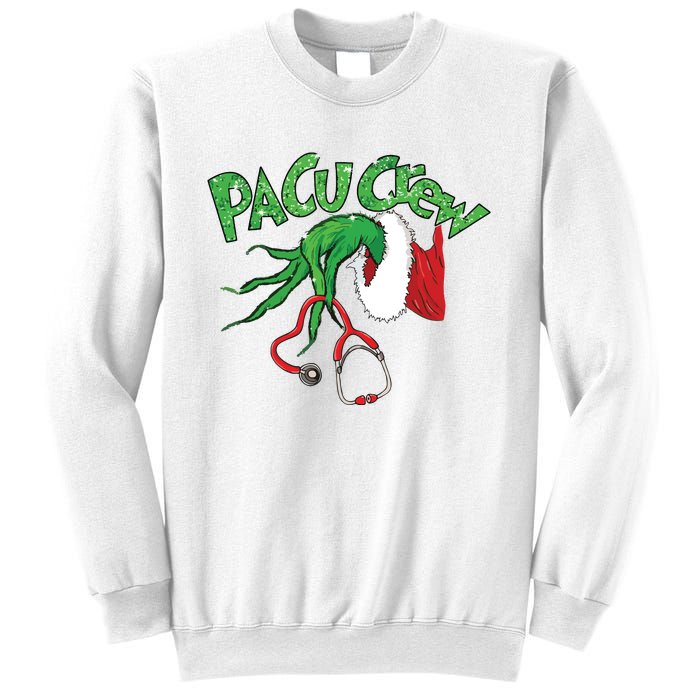 Pacu Crew Stethoscope Christmas Xmas Nurse Nursing Pajamas Sweatshirt