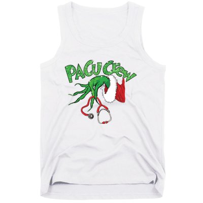 Pacu Crew Stethoscope Christmas Xmas Nurse Nursing Pajamas Tank Top