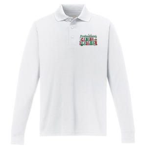 Professional Cancer Sleigher Christmas Holiday Season Performance Long Sleeve Polo