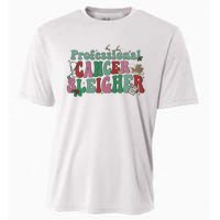 Professional Cancer Sleigher Christmas Holiday Season Cooling Performance Crew T-Shirt