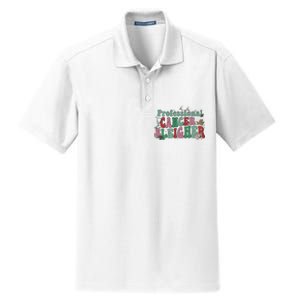 Professional Cancer Sleigher Christmas Holiday Season Dry Zone Grid Polo