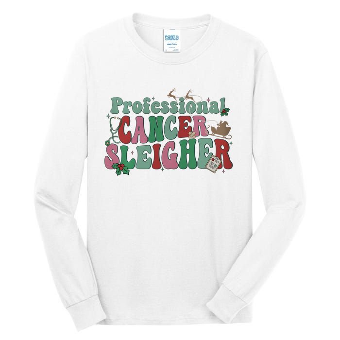 Professional Cancer Sleigher Christmas Holiday Season Tall Long Sleeve T-Shirt