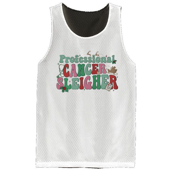 Professional Cancer Sleigher Christmas Holiday Season Mesh Reversible Basketball Jersey Tank