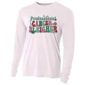 Professional Cancer Sleigher Christmas Holiday Season Cooling Performance Long Sleeve Crew