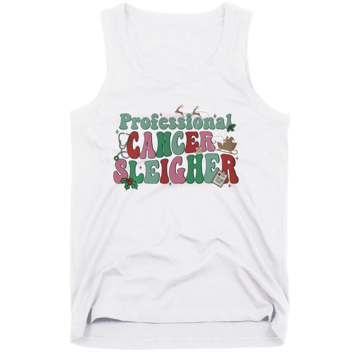 Professional Cancer Sleigher Christmas Holiday Season Tank Top