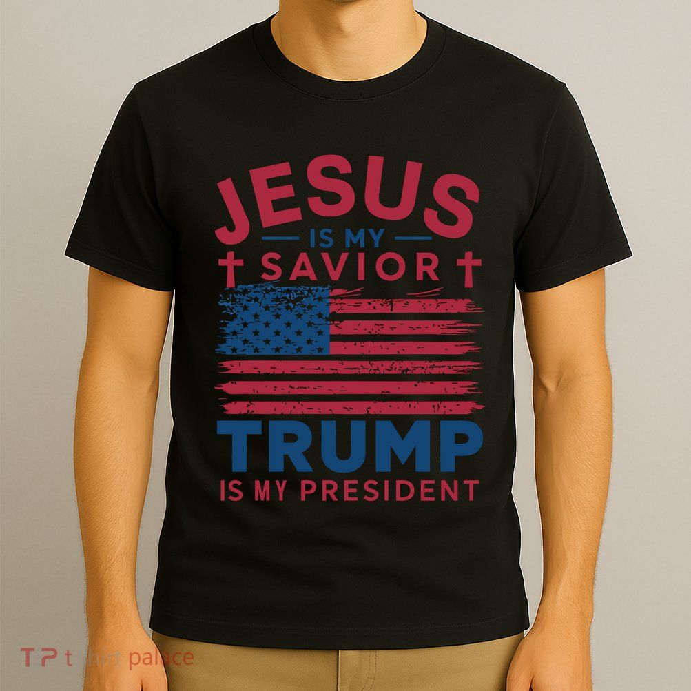 Patriotic Christian Support Graphic T-Shirt