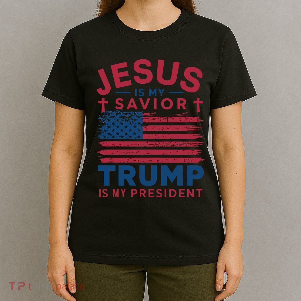 Patriotic Christian Support Graphic T-Shirt