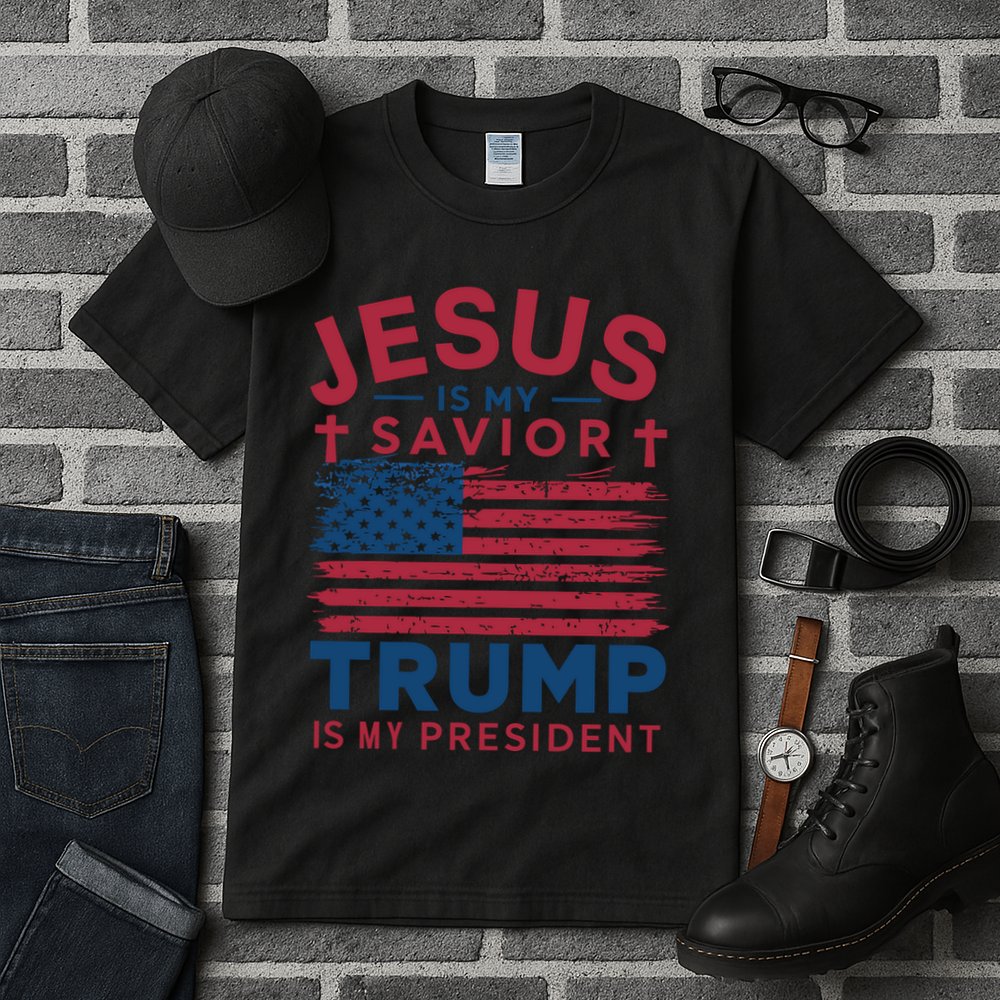 Patriotic Christian Support Graphic Tall T-Shirt