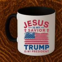 Patriotic Christian Support Graphic Mug