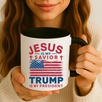 Patriotic Christian Support Graphic Mug