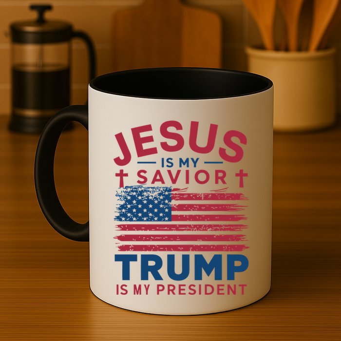 Patriotic Christian Support Graphic Mug