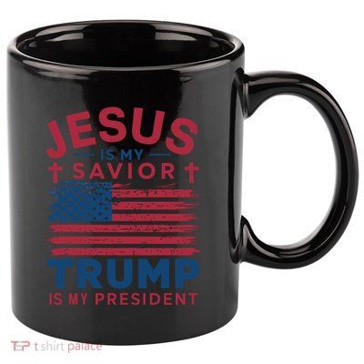 Patriotic Christian Support Graphic 11oz C Handle Ceramic Mug