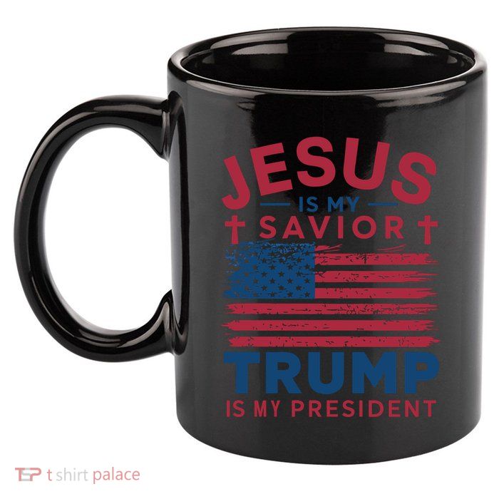 Patriotic Christian Support Graphic 11oz C Handle Ceramic Mug