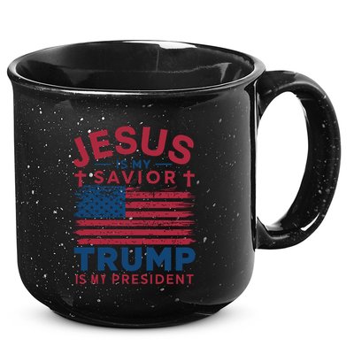 Patriotic Christian Support Graphic 15oz Campfire Ceramic Mug