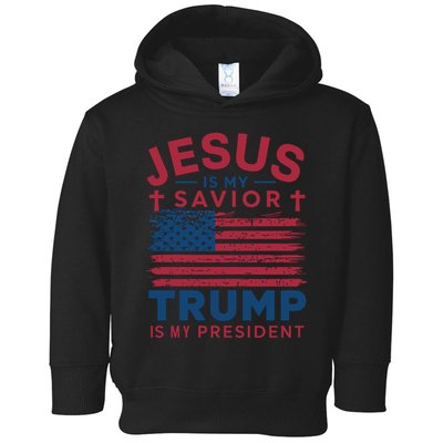 Patriotic Christian Support Graphic Toddler Hoodie