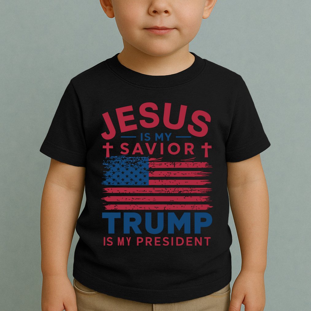 Patriotic Christian Support Graphic Toddler T-Shirt