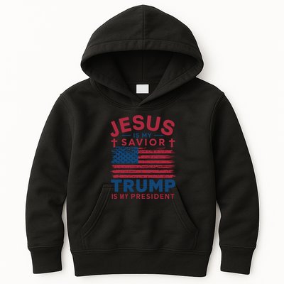 Patriotic Christian Support Graphic Kids Hoodie