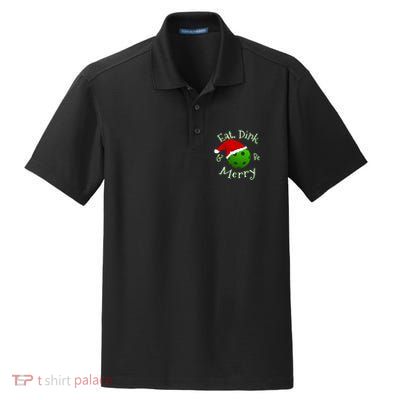 Pickleball Christmas Saying Gift Dry Zone Grid Polo