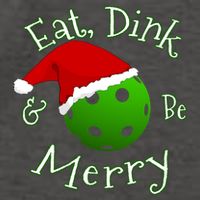 Pickleball Christmas Saying Gift Vector Backpack