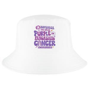 Pancreatic Cancer Support In November We Wear Purple Cool Comfort Performance Bucket Hat