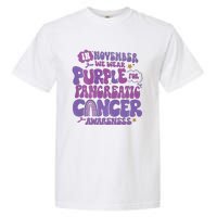 Pancreatic Cancer Support In November We Wear Purple Garment-Dyed Heavyweight T-Shirt