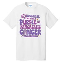 Pancreatic Cancer Support In November We Wear Purple Tall T-Shirt