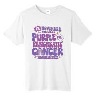 Pancreatic Cancer Support In November We Wear Purple Tall Fusion ChromaSoft Performance T-Shirt