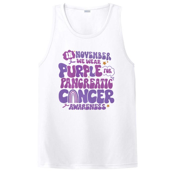 Pancreatic Cancer Support In November We Wear Purple PosiCharge Competitor Tank