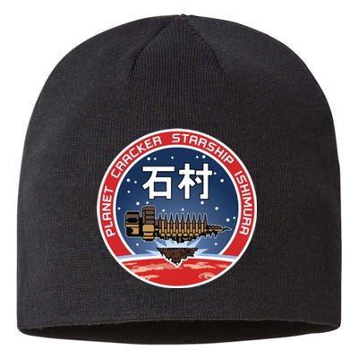 Planet Cracker Starship Ishimura Sustainable Beanie