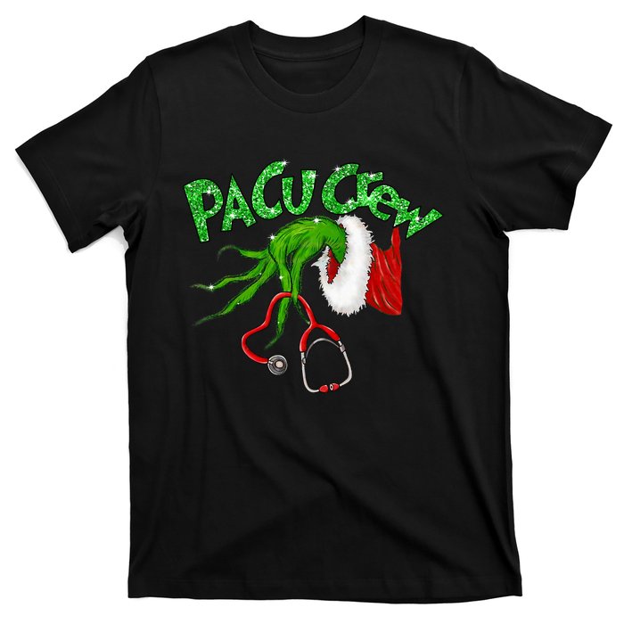 Pacu Crew Stethoscope Christmas Xmas Nurse Nursing Pajamas T-Shirt