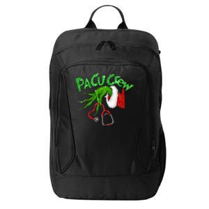 Pacu Crew Stethoscope Christmas Xmas Nurse Nursing Pajamas City Backpack