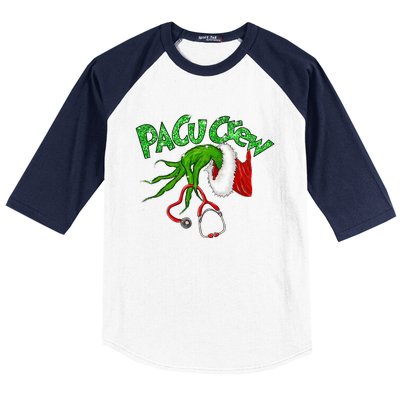 Pacu Crew Stethoscope Christmas Xmas Nurse Nursing Pajamas Baseball Sleeve Shirt