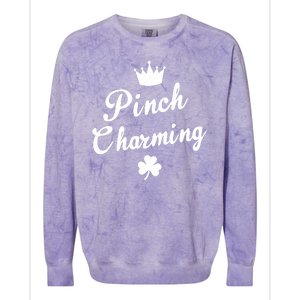 Pinch Charming St Patricks Day Colorblast Crewneck Sweatshirt