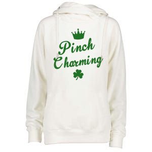 Pinch Charming St Patricks Day Womens Funnel Neck Pullover Hood