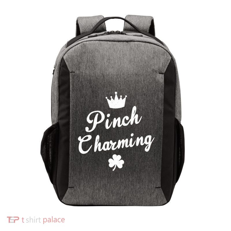 Pinch Charming St Patricks Day Vector Backpack