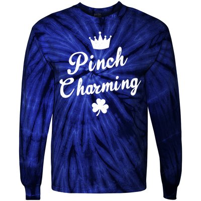 Pinch Charming St Patricks Day Tie-Dye Long Sleeve Shirt