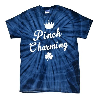 Pinch Charming St Patricks Day Tie-Dye T-Shirt