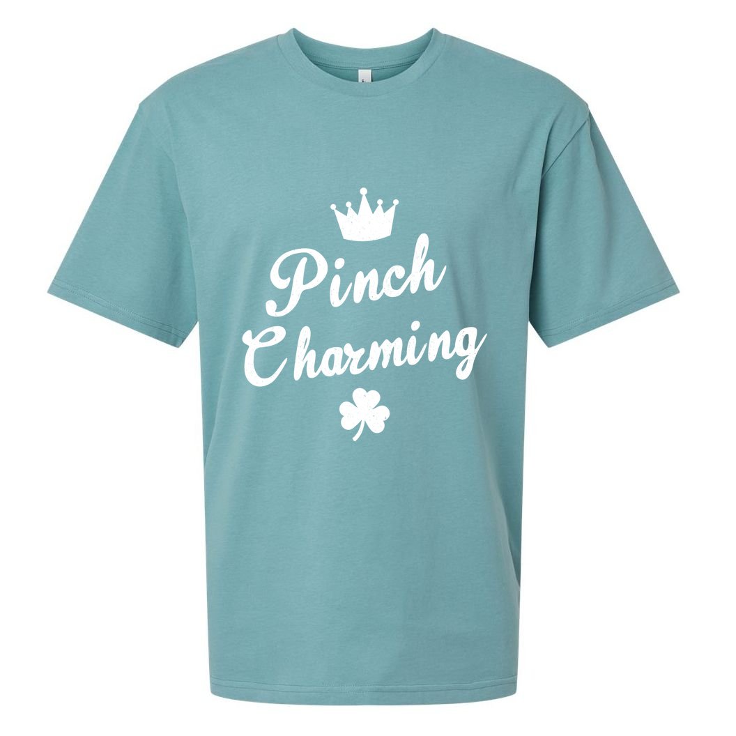 Pinch Charming St Patricks Day Sueded Cloud Jersey T-Shirt